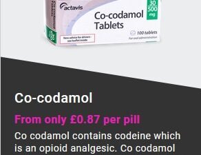 Buy Co-Codamol Pain Relief Online Now