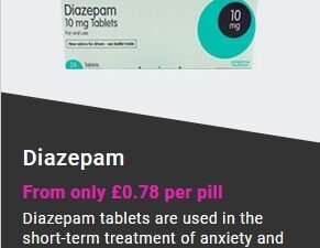 Buy Diazepam Tablets Online - Fast Relief