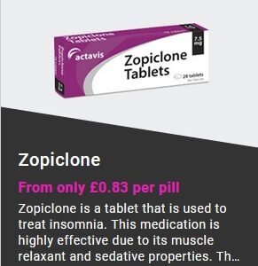 Buy Zopiclone 7.5MG Online UK - Fast Relief